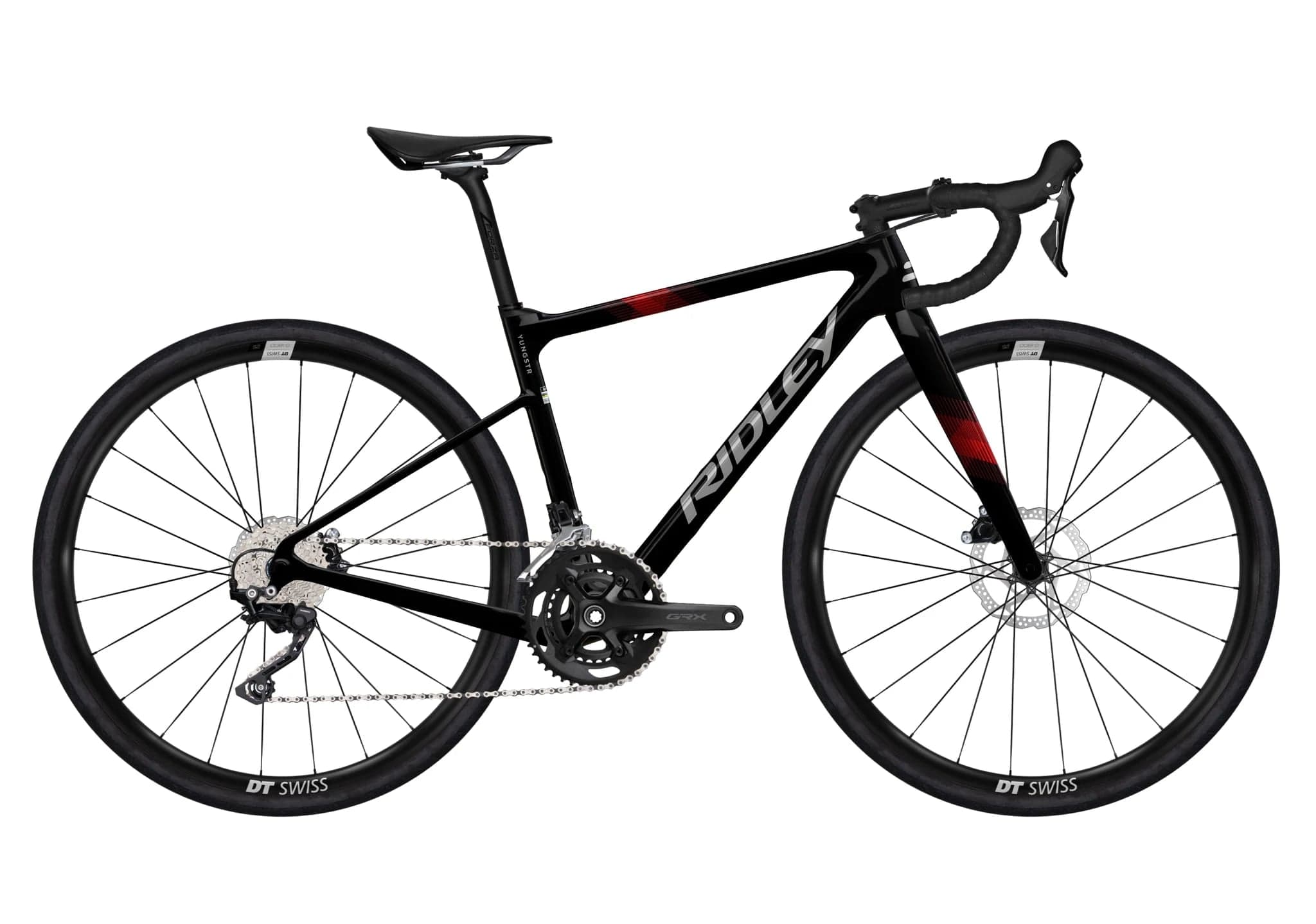 Ridley Yungstr GRX400 2x10 zwart/zilver 2026 - S