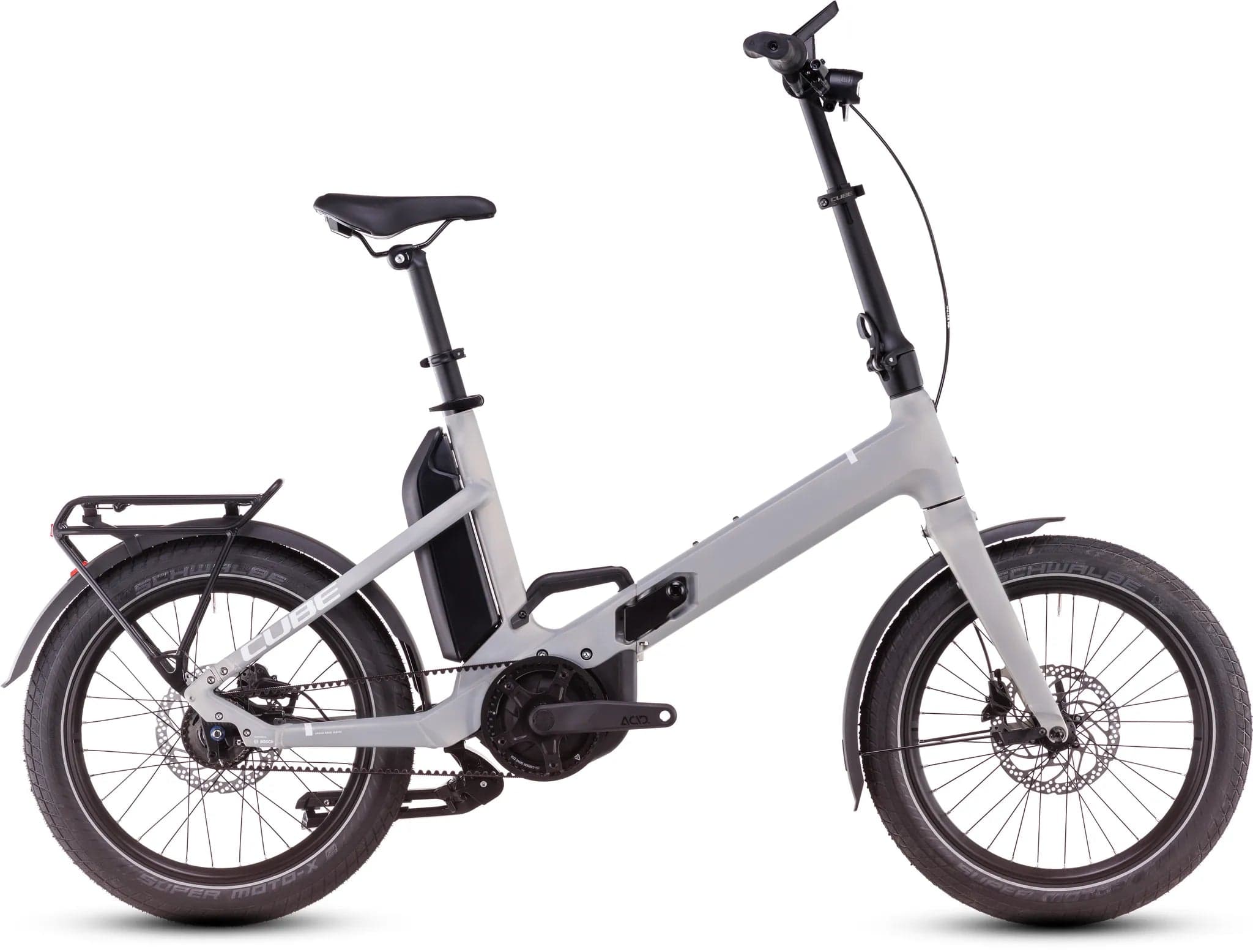 Cube Fold Hybrid Comfort 500 zilver/wit - S