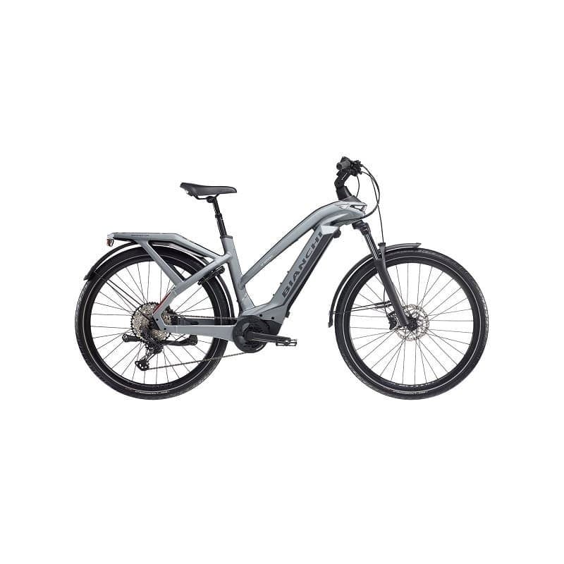 Bianchi e-Omnia T Type Step-Through - XT 12sp - Gris