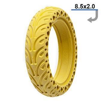 Pneu plein 8,5x2-6,1/B34 V3 - jaune