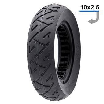 Pneu plein 10x2,5-6/B37