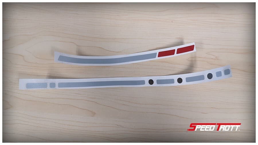 Autocollant réfléchissant - Speedtrott GX-12 - GX-14