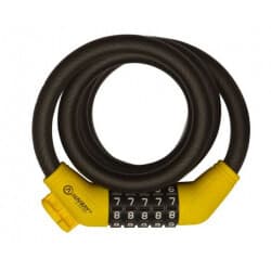 ANTIVOL SPIRALE A CHIFFRES "COMBI 12" D12 L150 AVEC SUPPORT