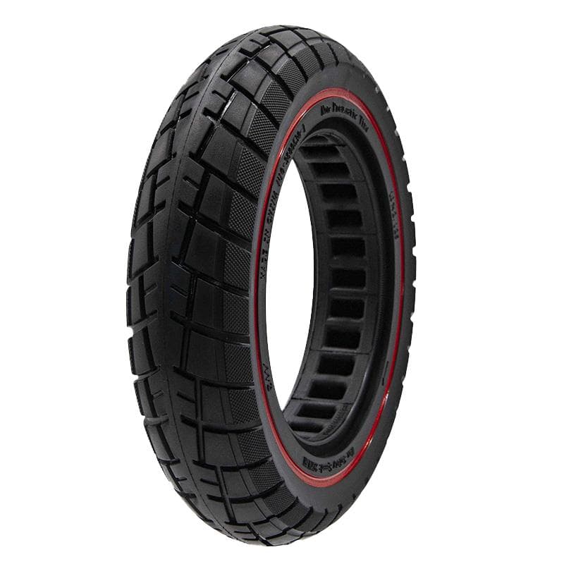 Pneu plein ultraléger offroad 10x2,125-6,1/B34 ligne rouge