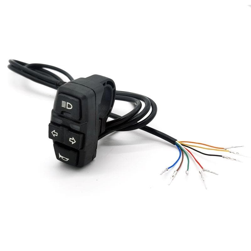 Commodo BSK321 clignotant, phare et klaxon avec connecteur SM 1,5 m