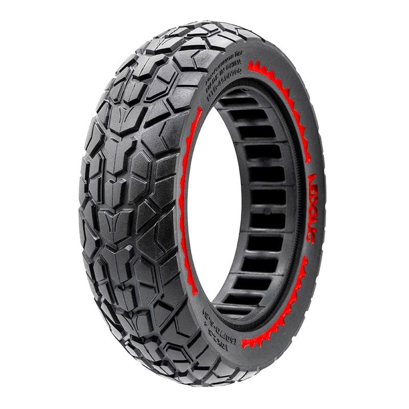 Pneu plein ultraléger Offroad 10x2,5/B44 - rouge [Nedong]