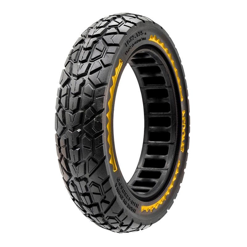 Pneu plein ultraléger Offroad 10x2,125-6,5/B34 - jaune [Nedong]