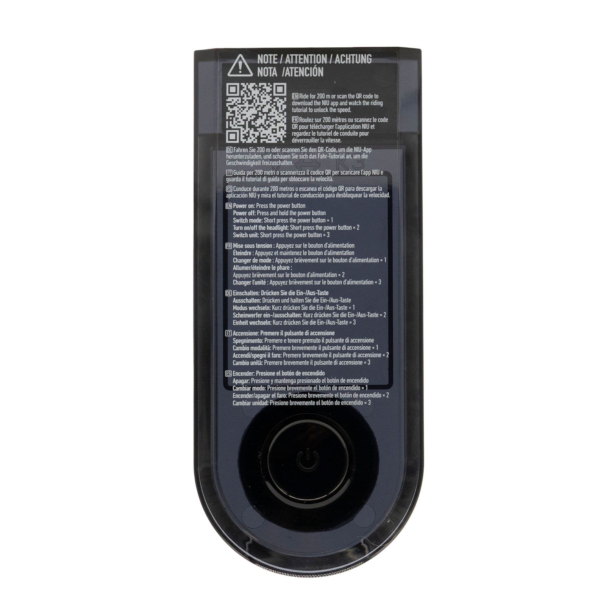 Cache écran Niu KQi300P