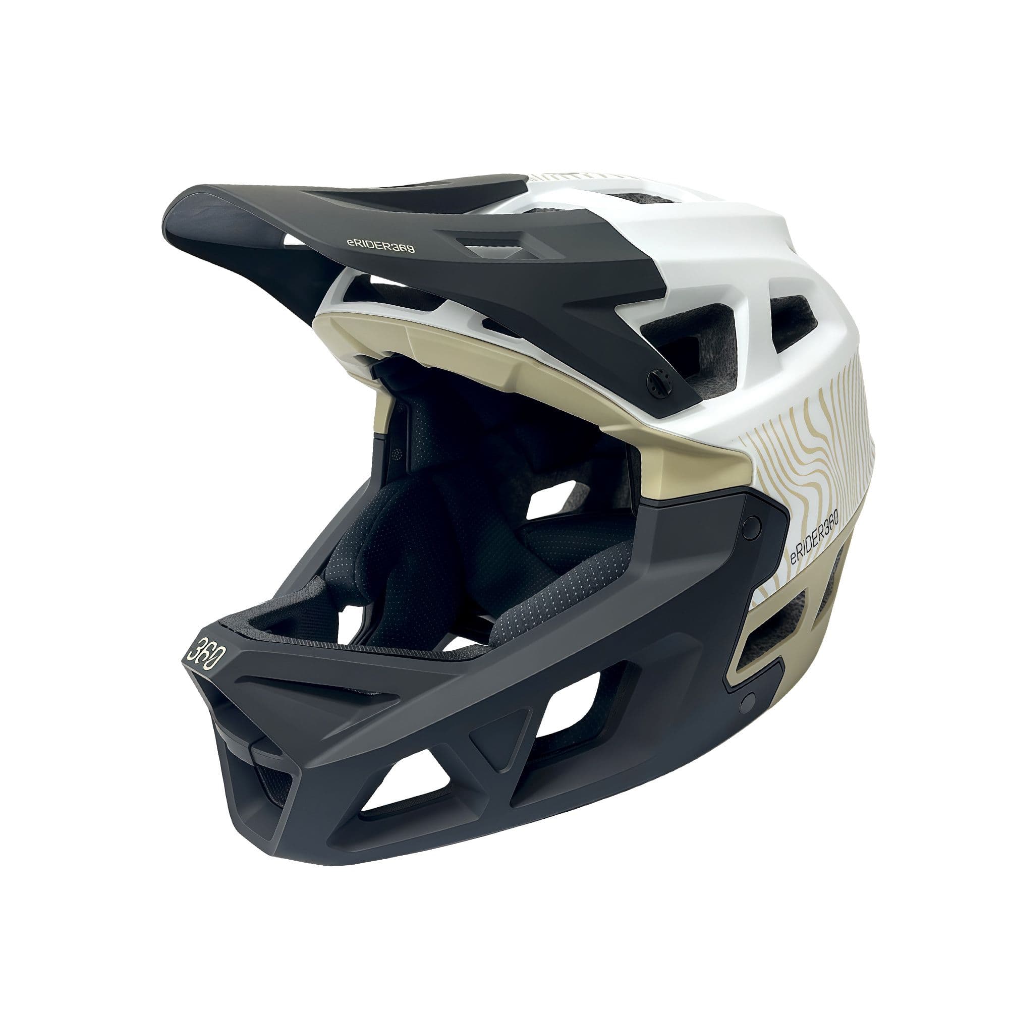 Casque INTEGRA Sport blanc - vert militaire L