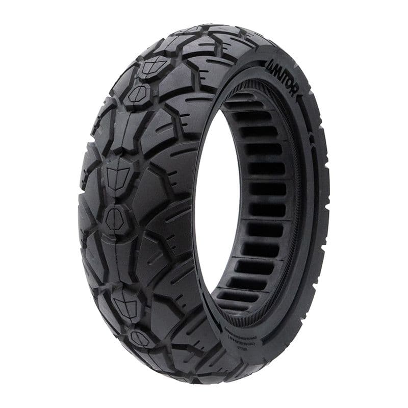 Pneu plein 10×3,0/255×80 (80/65-6) noire [Amitor]