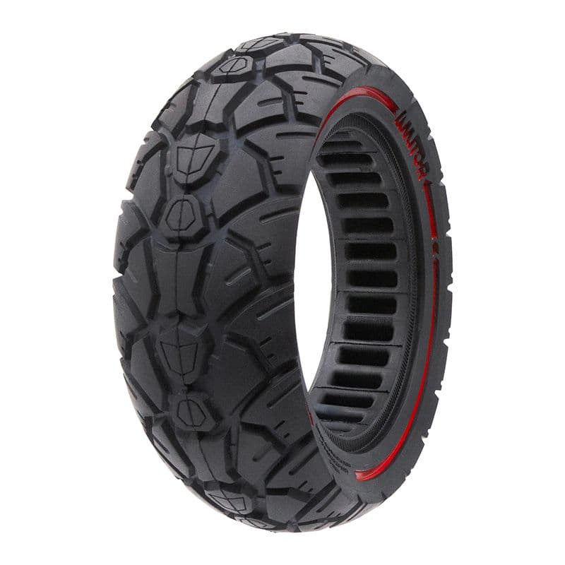 Pneu plein 10×3,0/255×80 (80/65-6) rouge Amitor