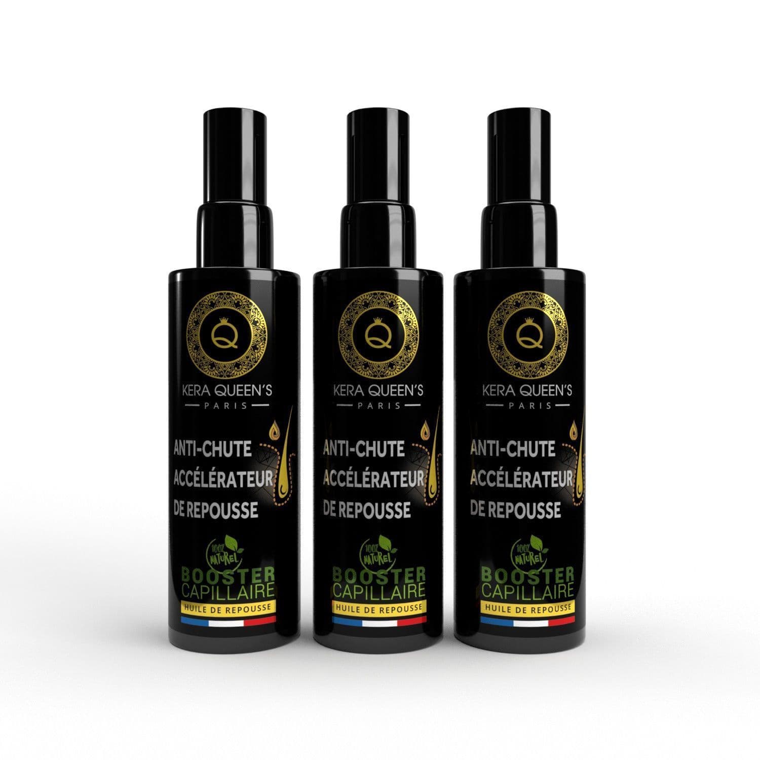 Booster Capillaire Anti-chute 3X100ml -KERA QUEEN'S