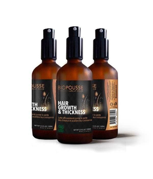 BIOPOUSSE - Pack 3 Lotions Repousse Cheveux