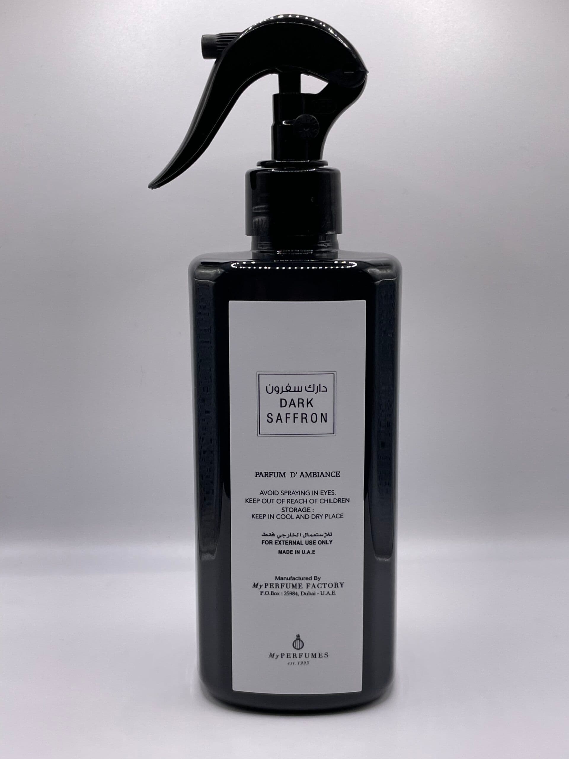 Dark Saffron spray désodorisant My Perfumes