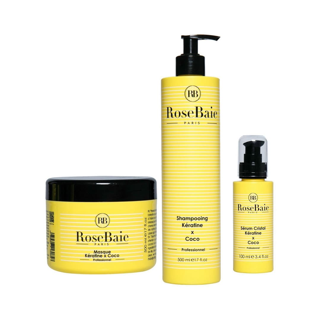 Soin cheveux gamme coco – Rose Baie