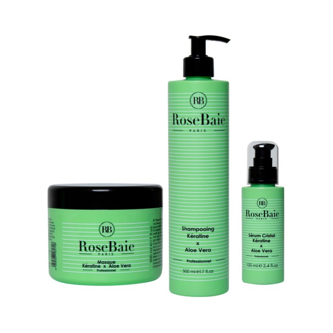 Soin cheveux gamme aloe vera – Rose Baie