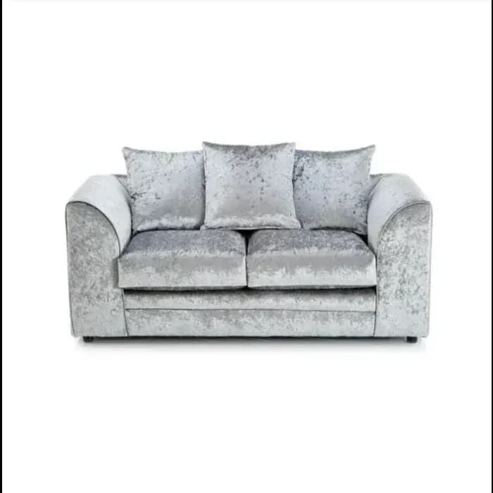 Crystal Crushed Velvet 2 Seater Sofa