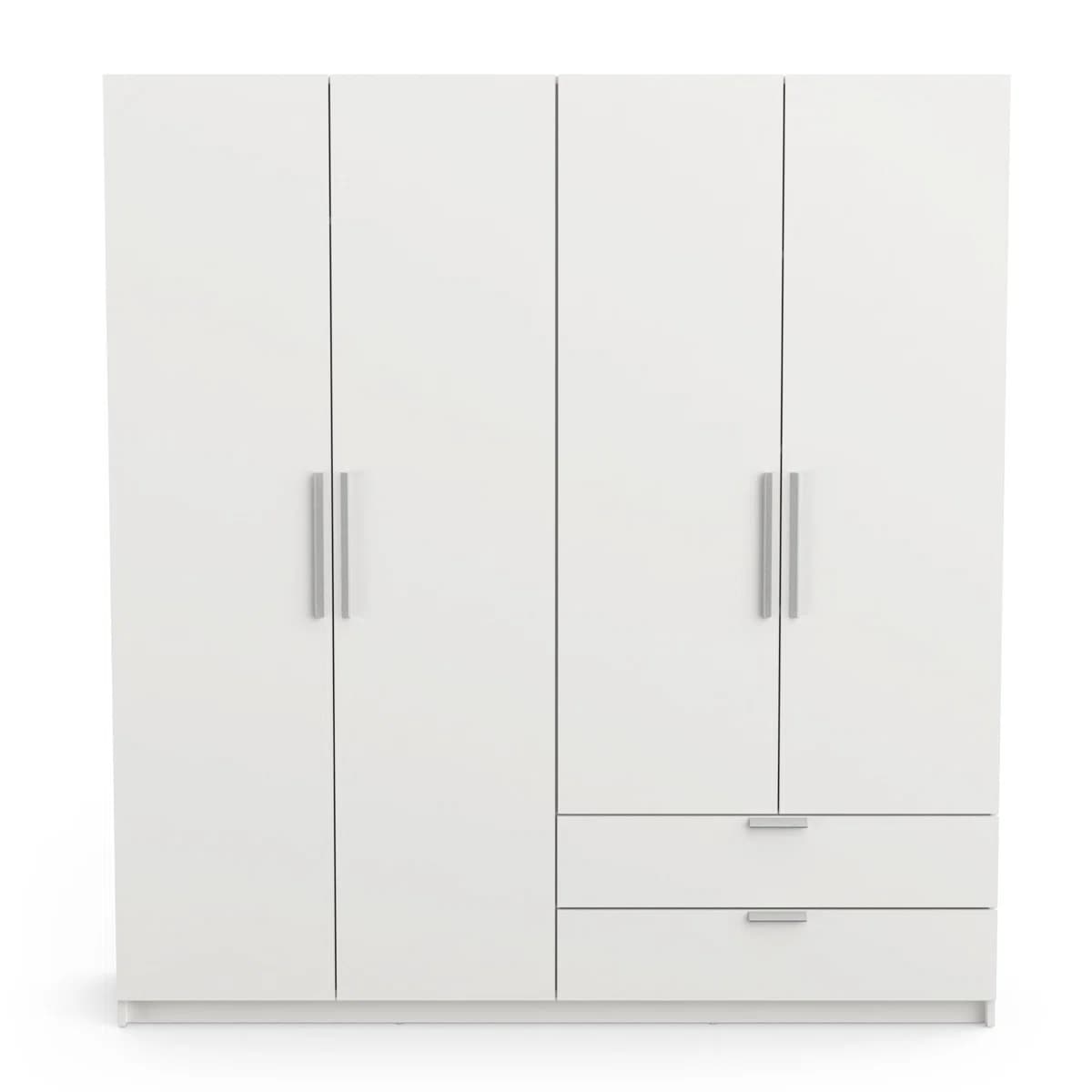 Craigwood 4 Door Manufactured Wood Wardrobe