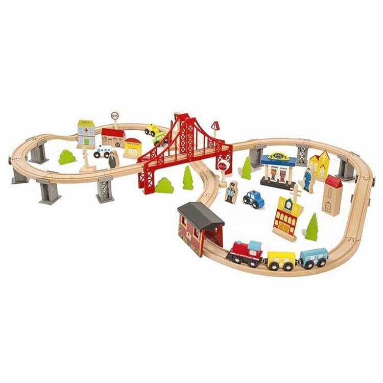 Circuit de train 70 pièces