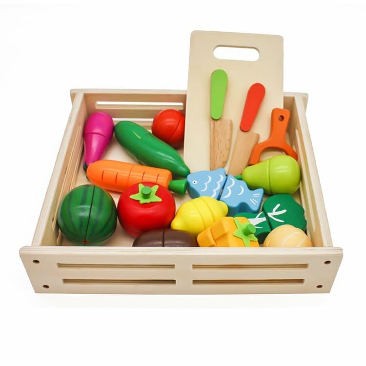 Caisse de fruits & légumes magnétique à couper