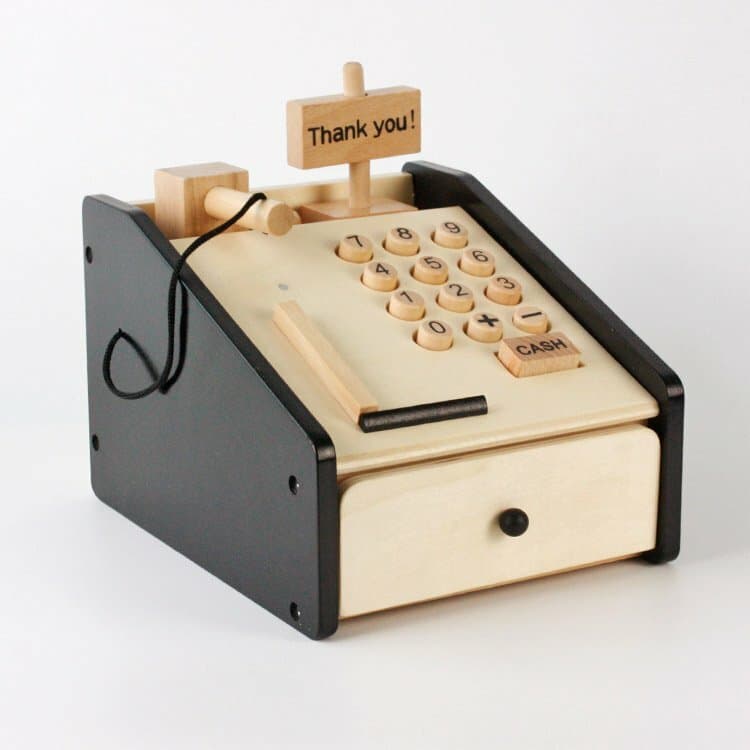 Caisse enregistreuse jouet en bois WOODoudou