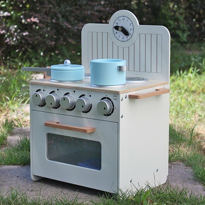 Mini cuisine en bois enfant avec accessoires
