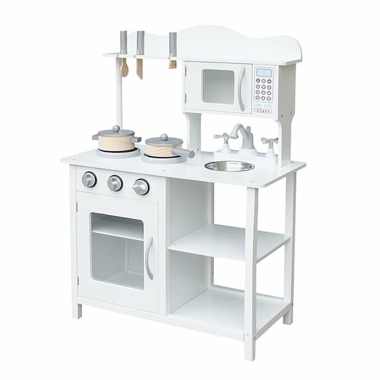 Cuisine enfant bois avec ustensiles Coco