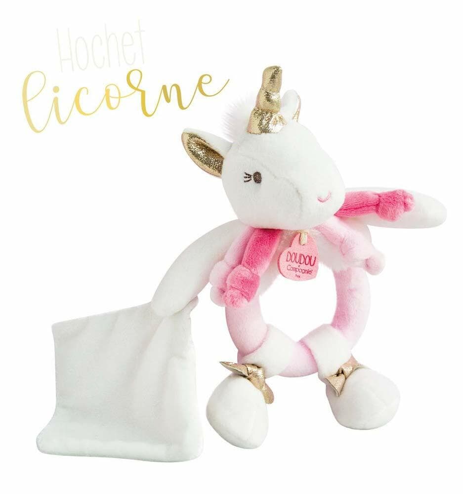 Doudou et Compagnie Hochet Licorne