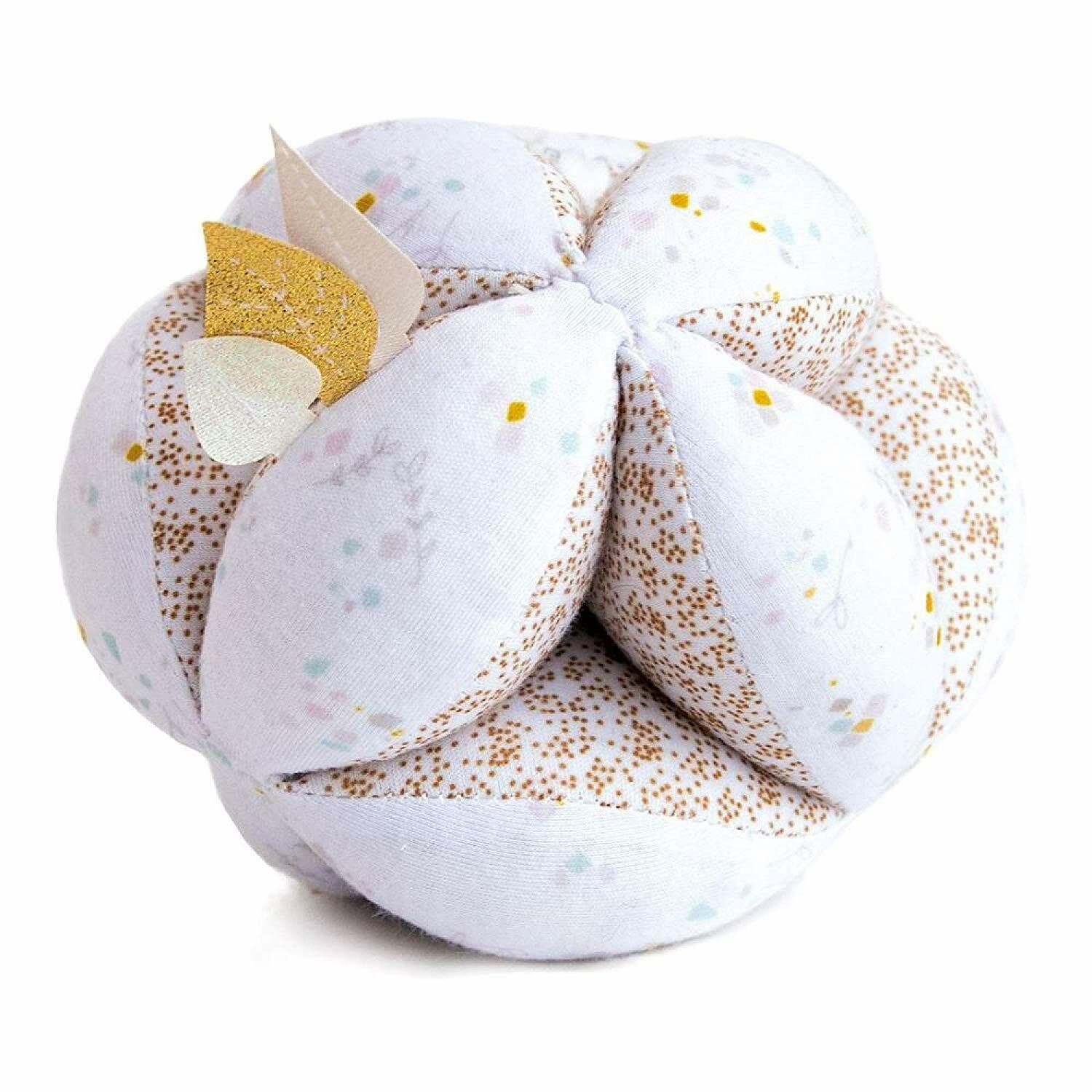Lapin de sucre - Balles sensorielles avec hochet blanc