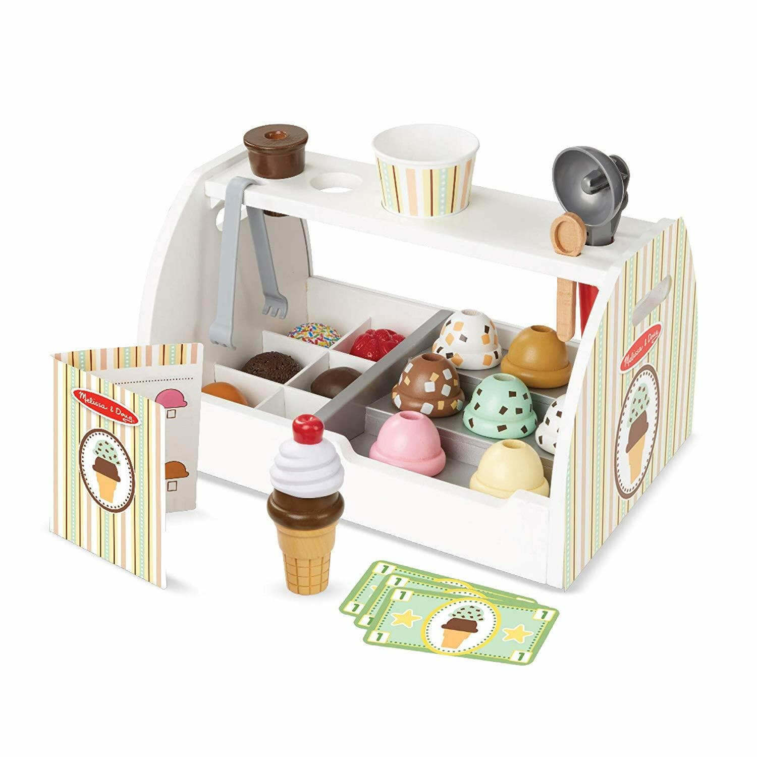 Melissa & Doug Comptoir De Crème Glacée en bois