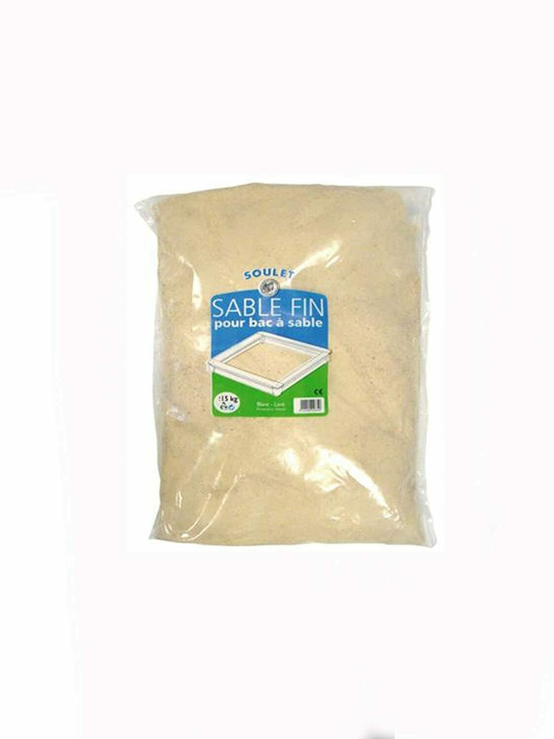 Sac de sable lavé de 15Kg pour jeux et bac à sable