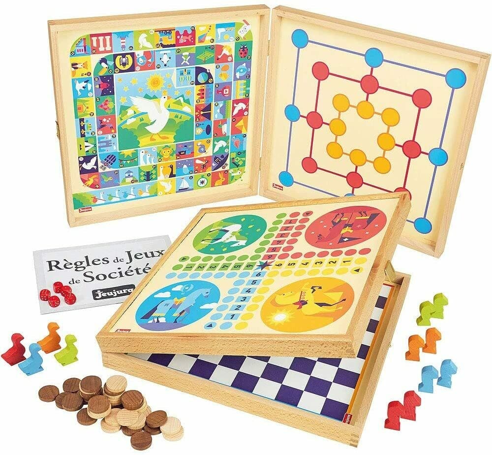 Jeujura - coffret de jeux classiques - 50 règles