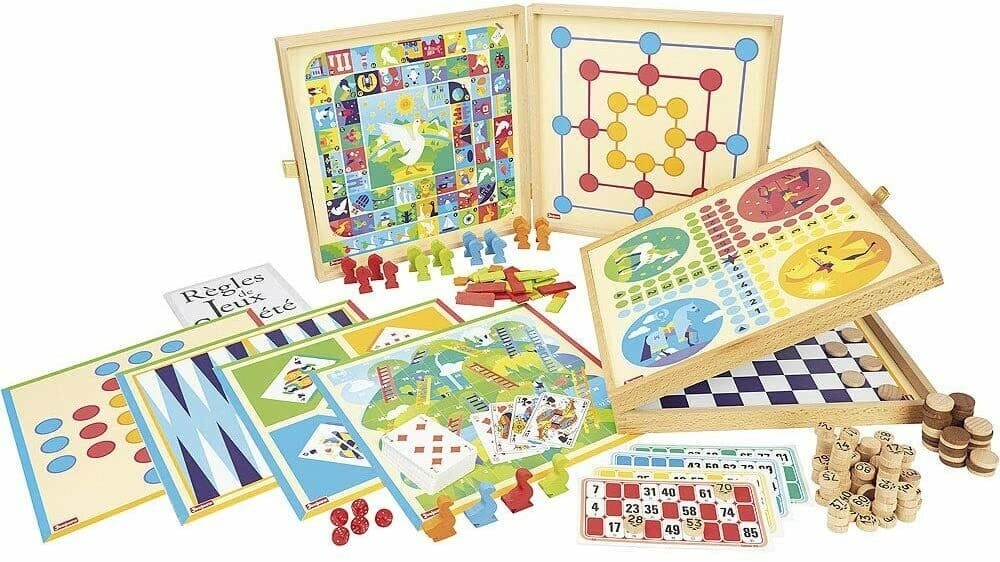 Jeujura - coffret de jeux classiques - 150 règles