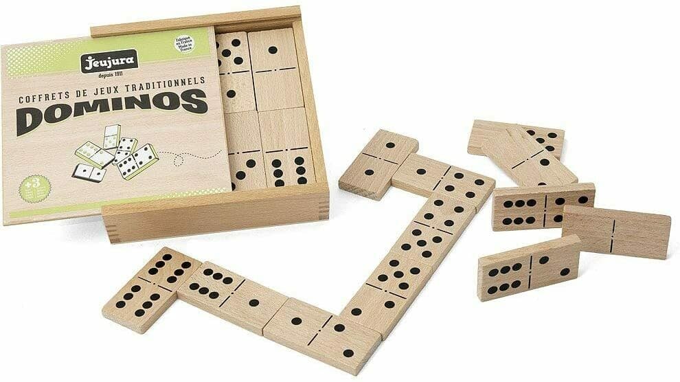 Jeujura - Jeu de Grands Dominos en Bois