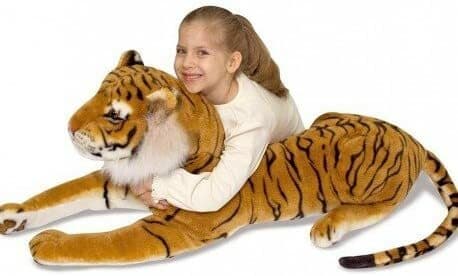 Melissa & Doug - Peluche géante Tigre 170 cm Haute qualité