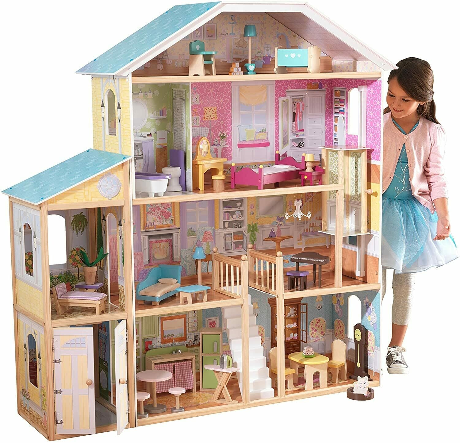 Kidkraft - 65252 - Maison de Poupées en Bois Majestic