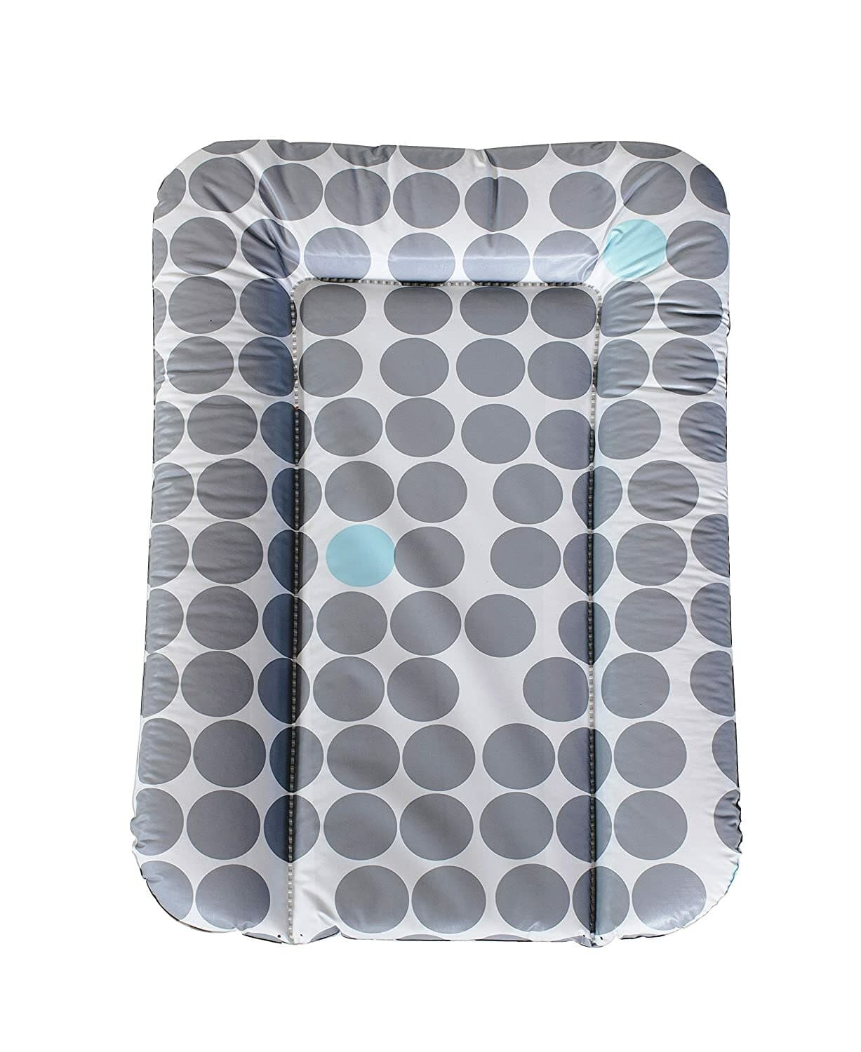 Geuther Matelas à Langer souple_013 Pois gris et bleu