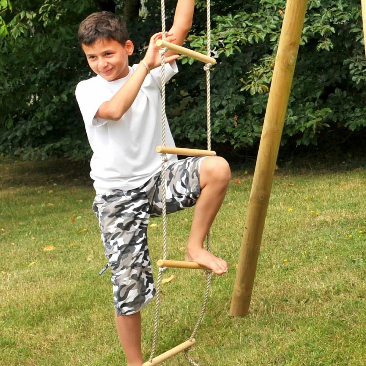 Soulet Échelle bois 7 barreaux pour portique h.300 cm