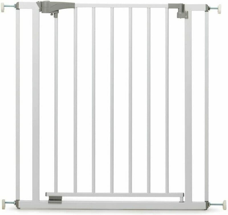 Geuther 4712 Barrière de Sécurité pour Grande plage de réglage de 73 à 81,5 cm, Blanc