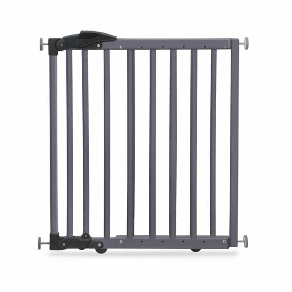Geuther 2714 Grille de protection pour porte - Fixation par serrage ou pivot - Gris - 68-102 cm