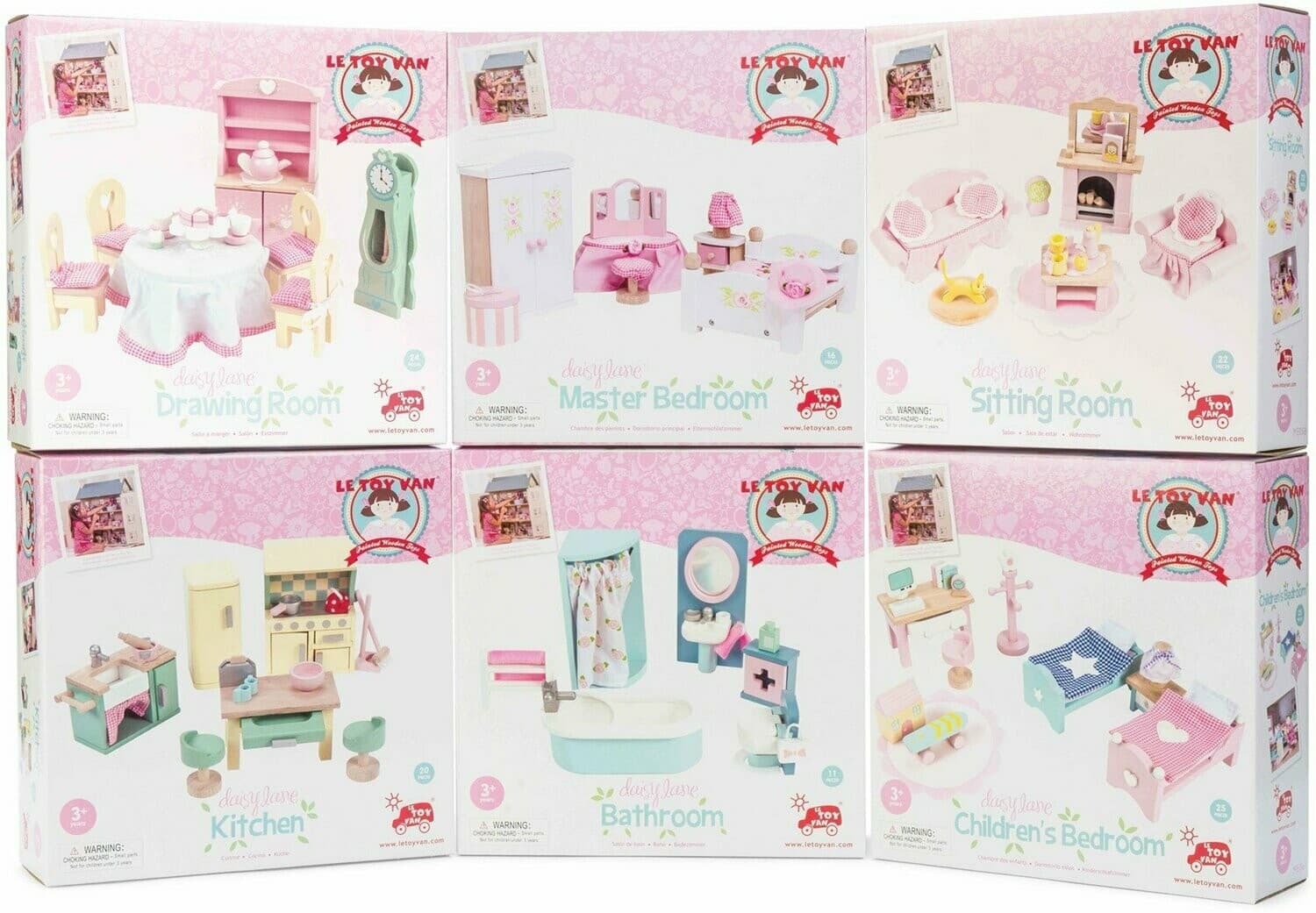 Le toy van - ensemble de 6 pièces Daisylane