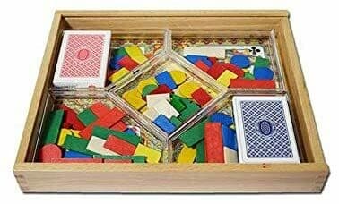 Jurabuis - Jeu du Nain Jaune Jura tradition, Coffret Bois