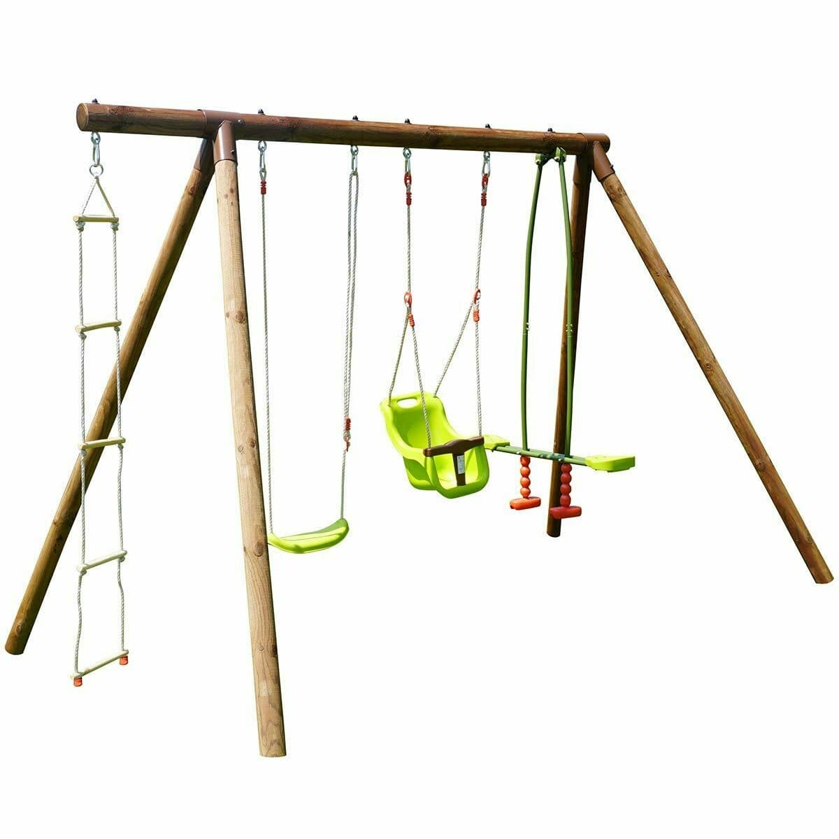 Soulet - Portique en bois pour enfant 4 agrès - Suzon
