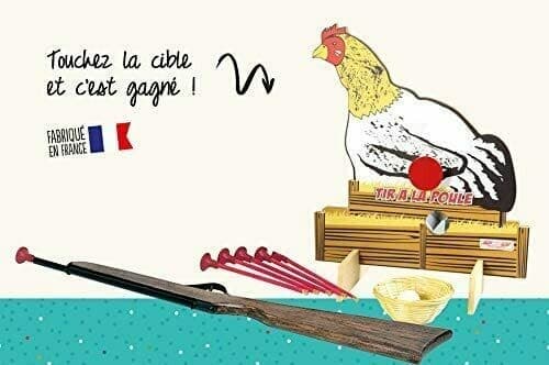 Tir à la Poule livré avec 4 fléchettes