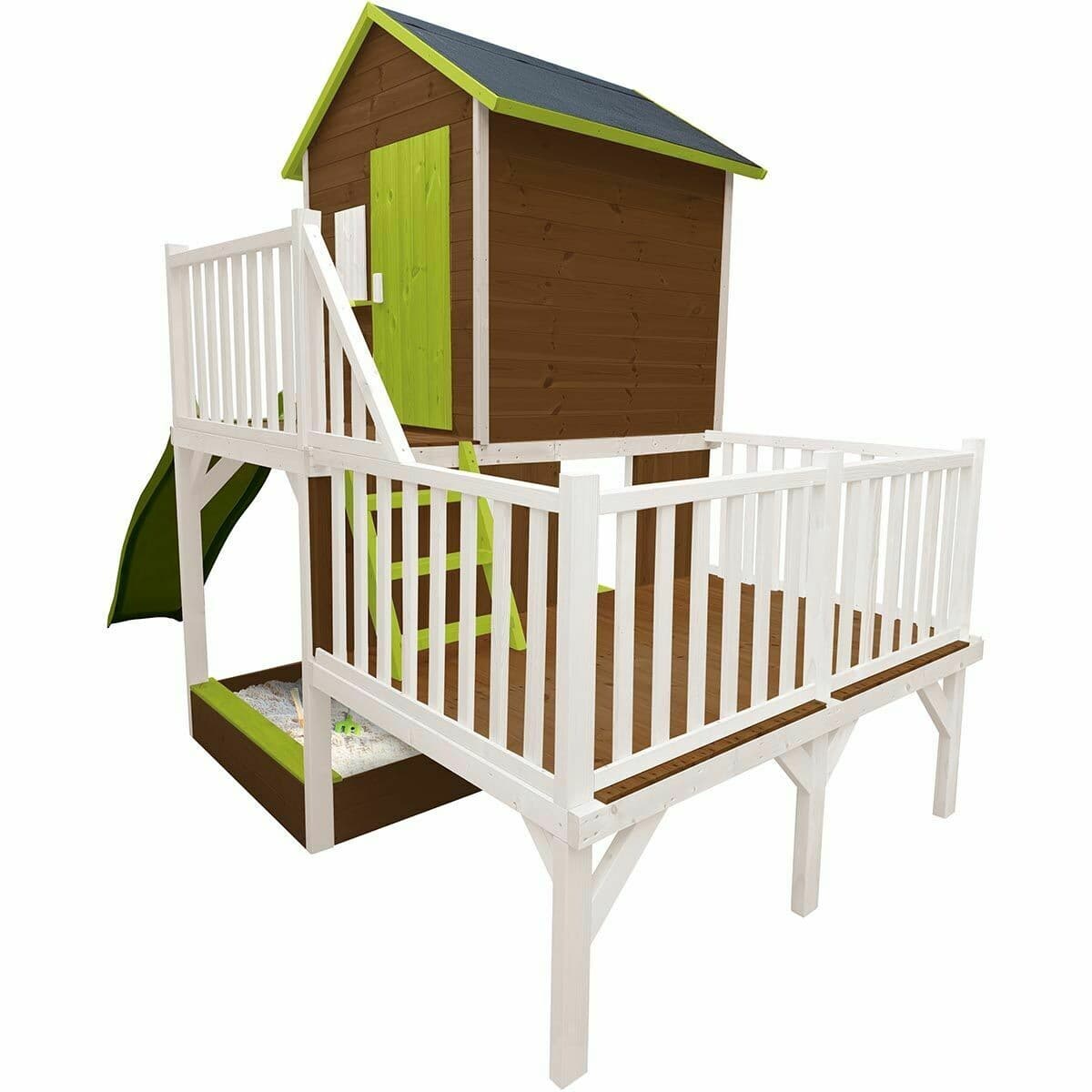 Cabane multi-plateforme avec bac à sable - Jania