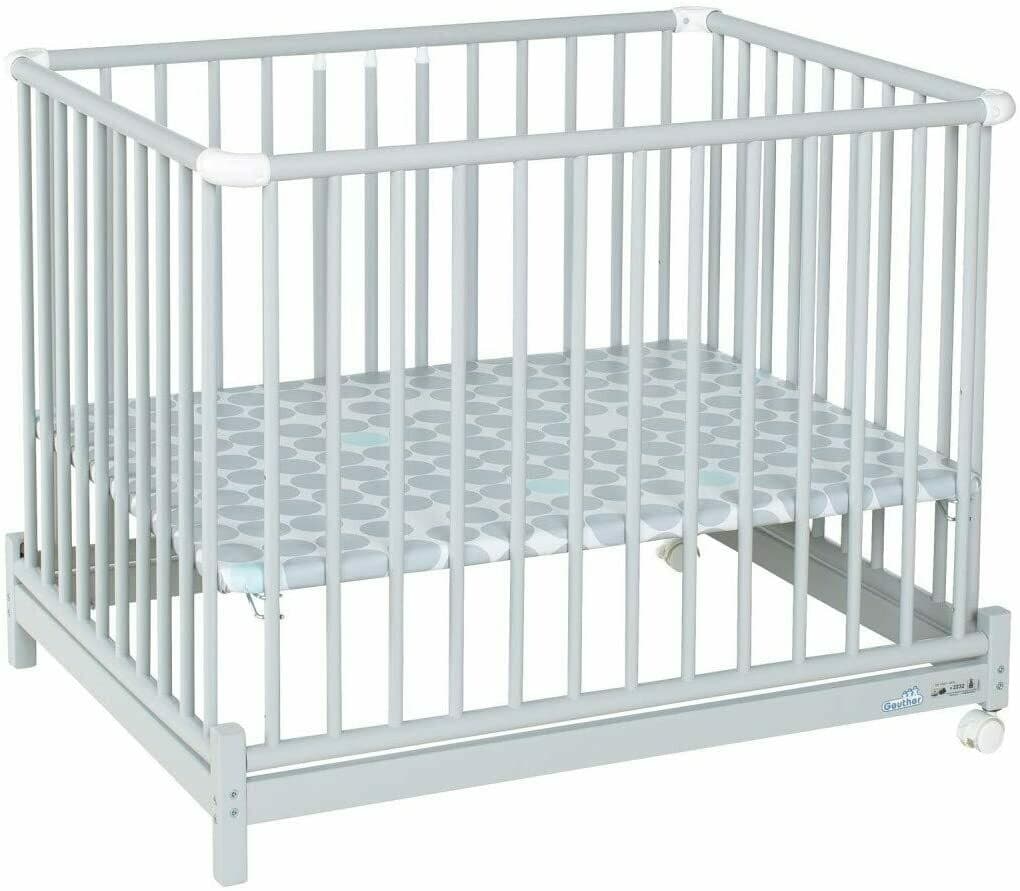 Geuther Euro-Parc Plus Parc pliable gris