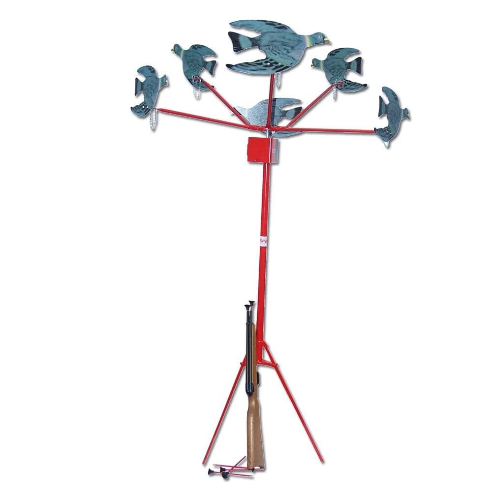Tir 6 pigeons électrique avec 1 fusil 2 coups