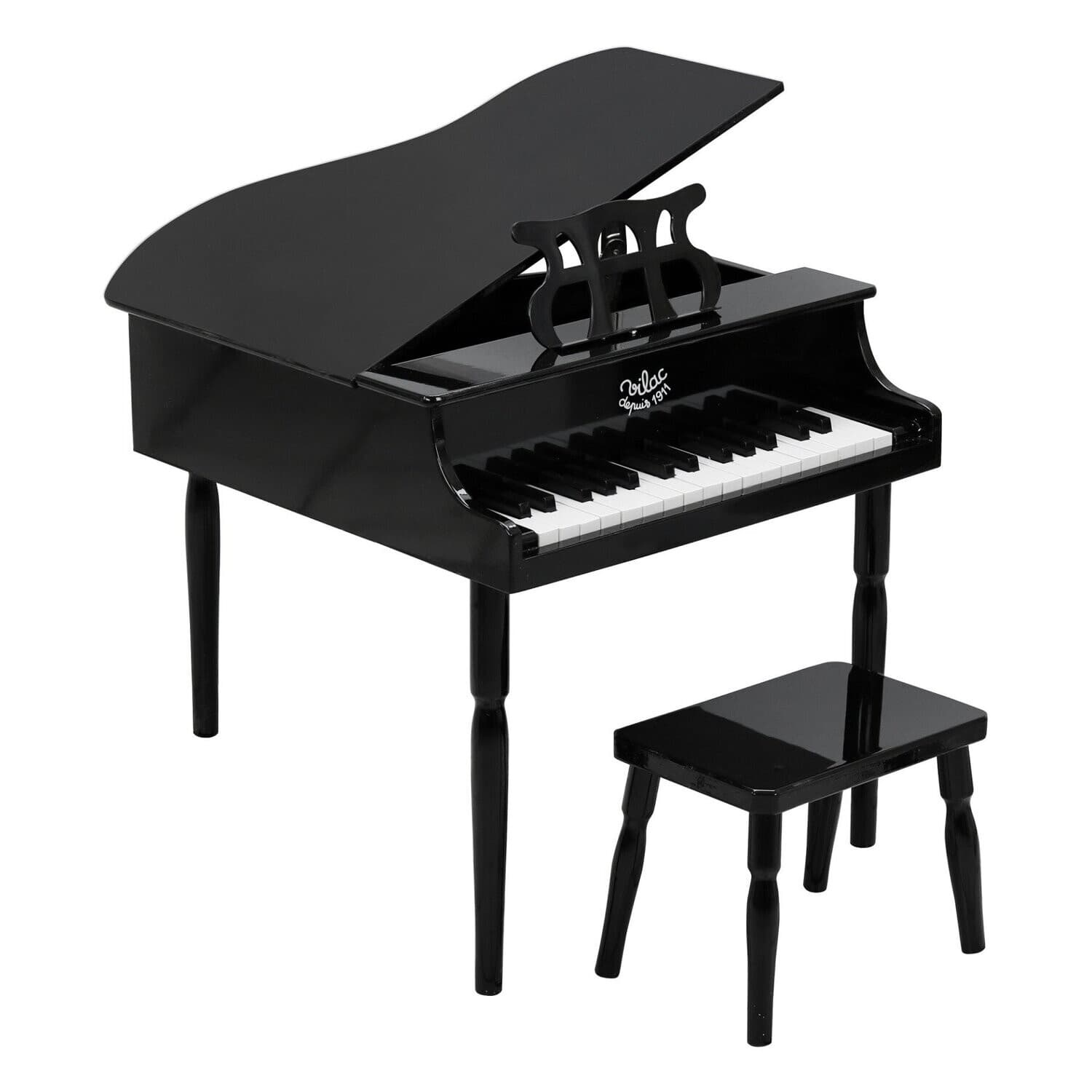 Vilac - Grand Piano à Queue Noir, retrait magasin 1h