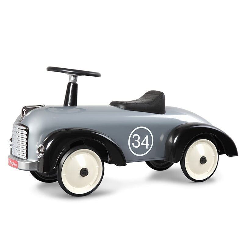 Baghera - Speedster Porteur bébé gris métallisé