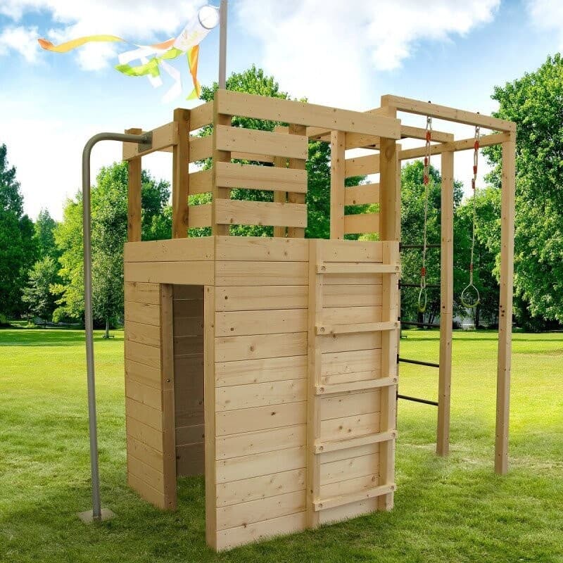 Soulet Maisonnette en bois pour enfant Cross fit